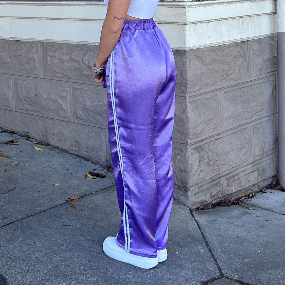 Purple Track Pants
